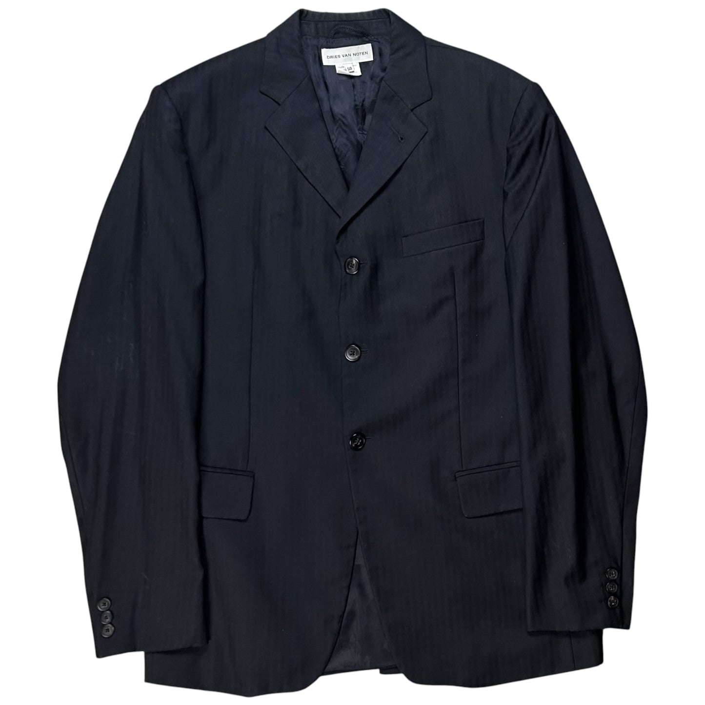 Dries Van Noten Slouchy Pinstripe Blazer - 90s