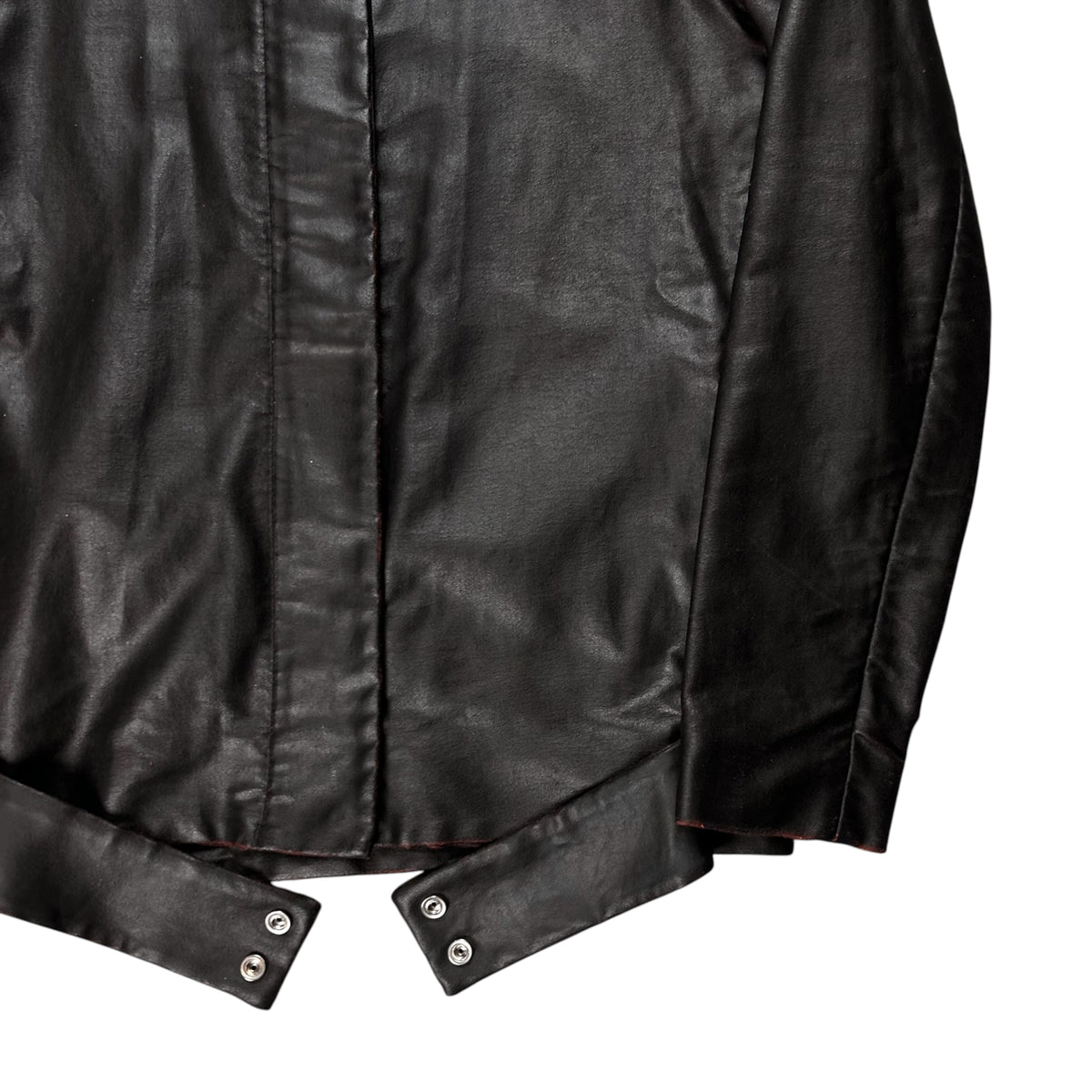 MM6 Maison Martin Margiela Strapped Waxed Cafe Jacket - AW14