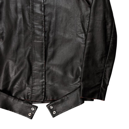 MM6 Maison Martin Margiela Strapped Waxed Cafe Jacket - AW14