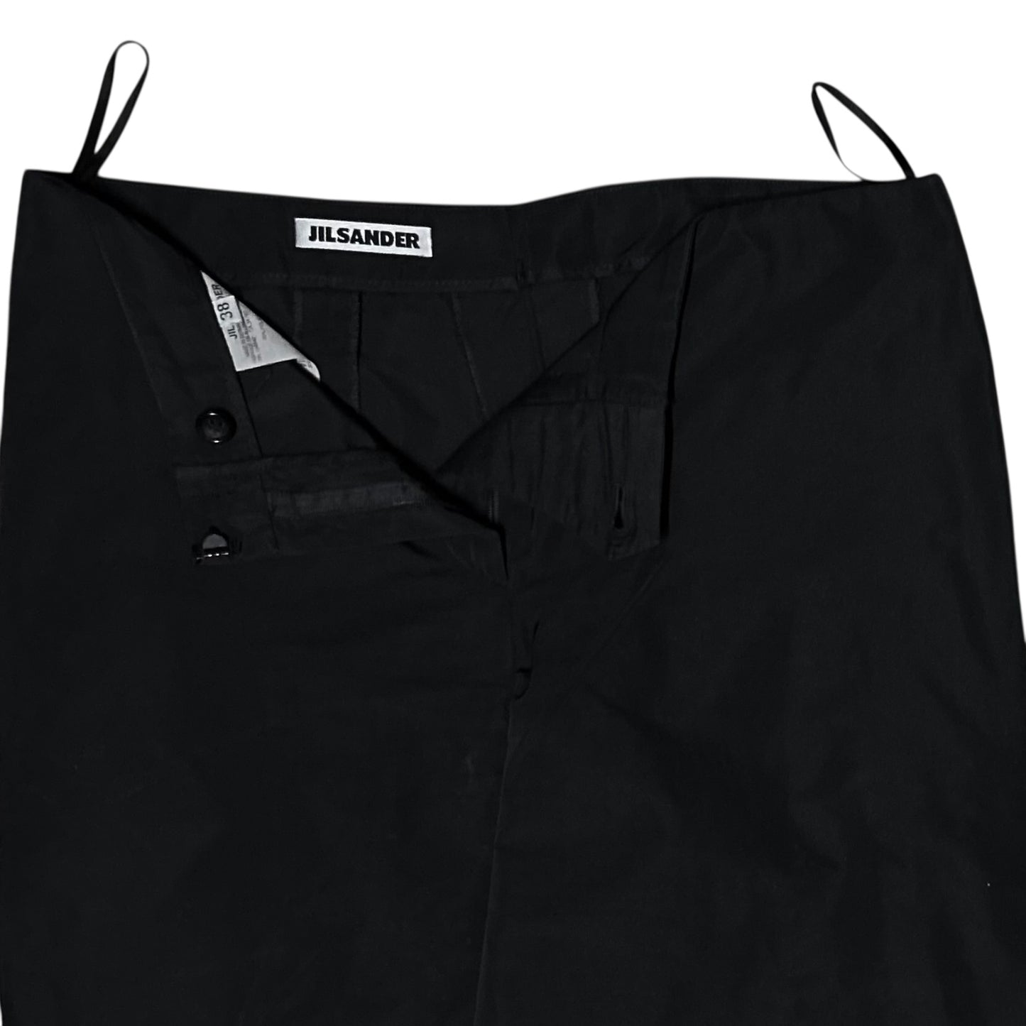 Jil Sander Turned Waist Silk Pants
