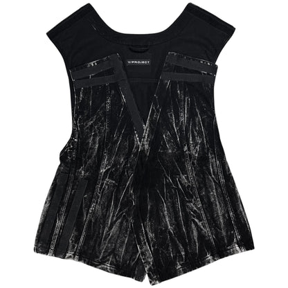 Y/Project Whisker Denim Velcro Vest - AW24