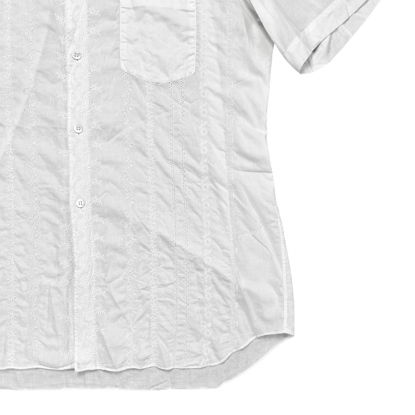 Comme des Garcons Homme Plus Perforated Embroidery Shirt - AW18