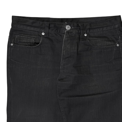 Dirk Bikkembergs Waxed Tape Zip Jeans - AW08