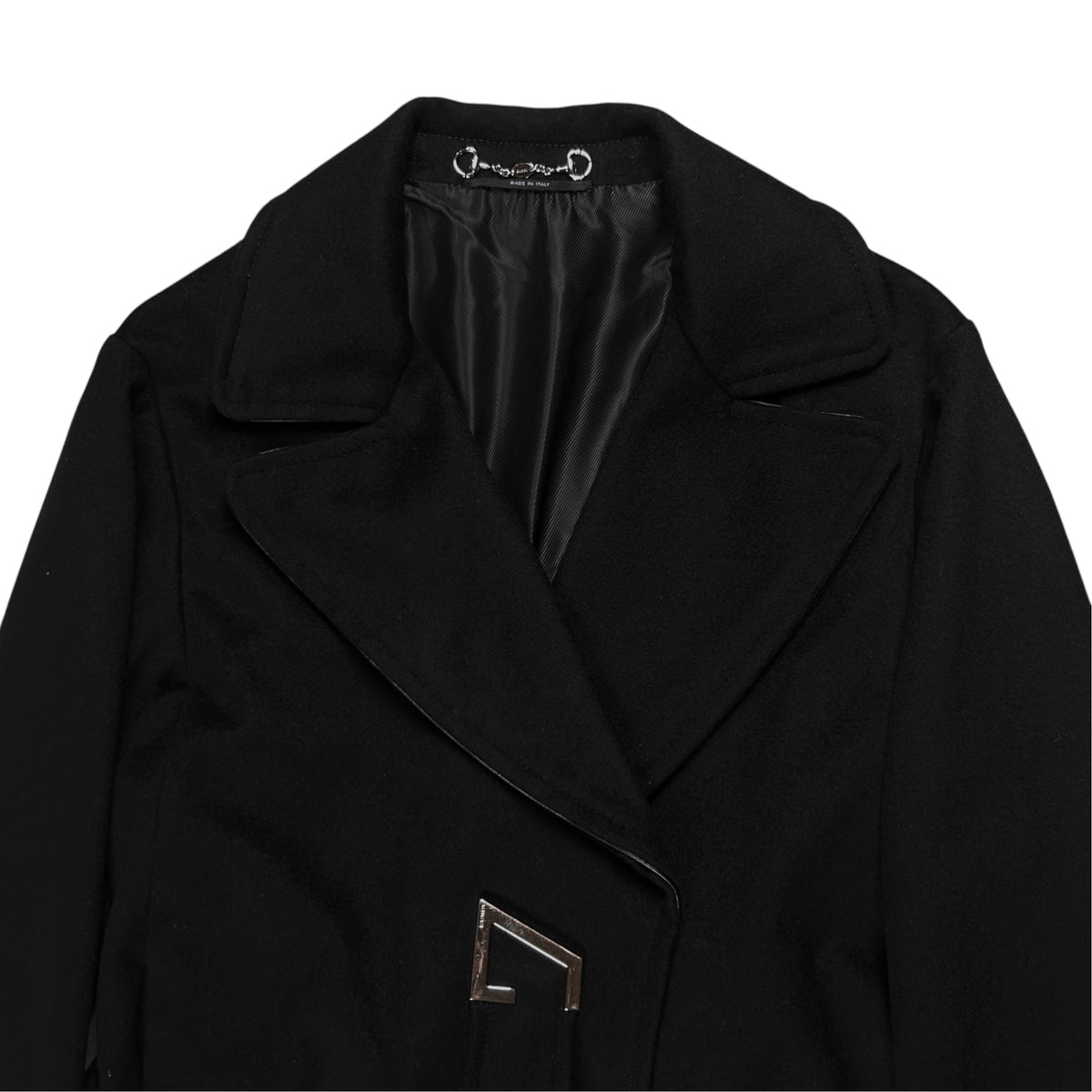 Gucci by Frida Giannini Leather Trimmed G-Belt Coat - AW10