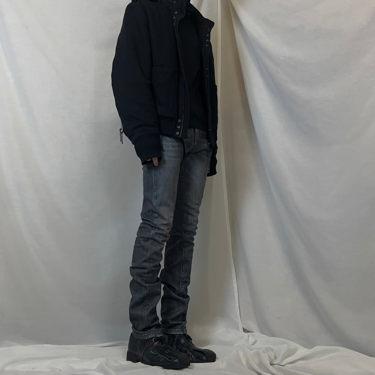 Maison Margiela Asymmetric Twisted Seam Sample Jeans - AW18
