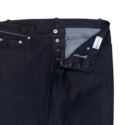 Balenciaga Waist Trimmed Waxed Jeans - SS13