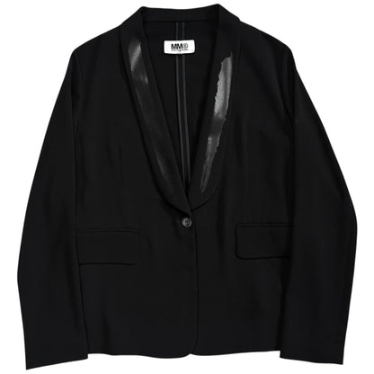 MM6 Maison Martin Margiela Paint Shawl Lapel Blazer - AW15