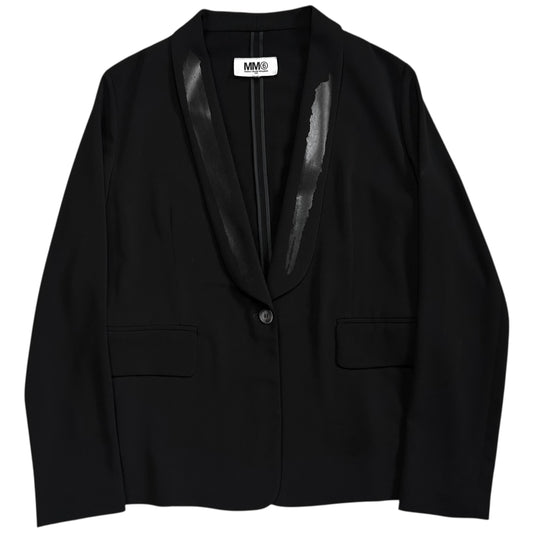 MM6 Maison Martin Margiela Paint Shawl Lapel Blazer - AW15