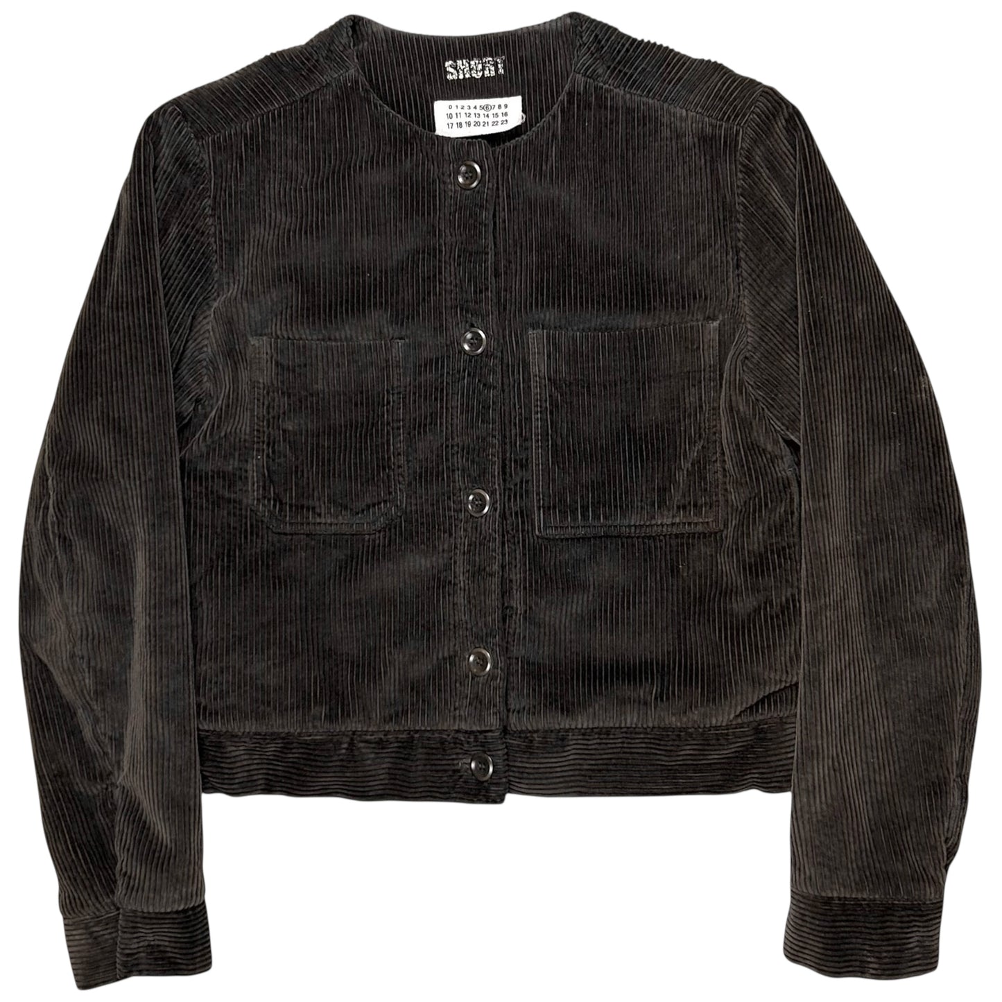 Maison Martin Margiela Collarless Corduroy Bomber Jacket - AW01