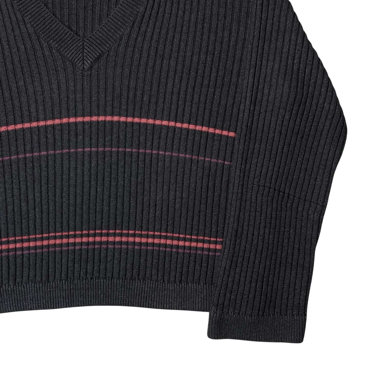Raf Simons Slouchy Fisherman Stripe Knit Sweater - SS18