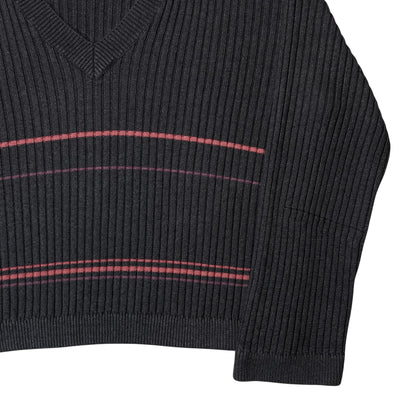 Raf Simons Slouchy Fisherman Stripe Knit Sweater - SS18