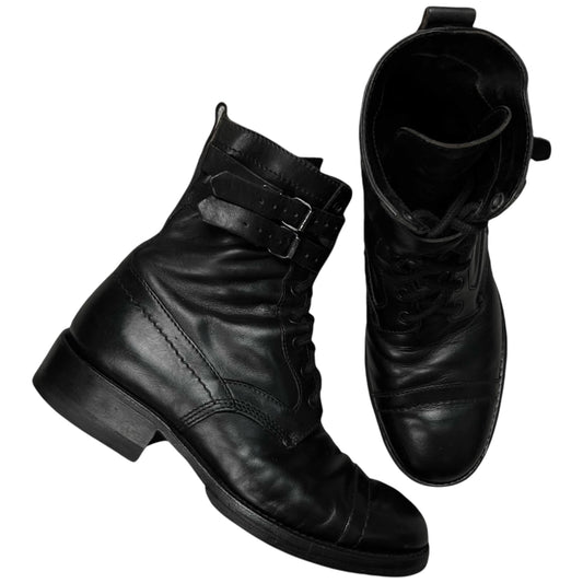Dirk Bikkembergs Dual Belt Combat Boots