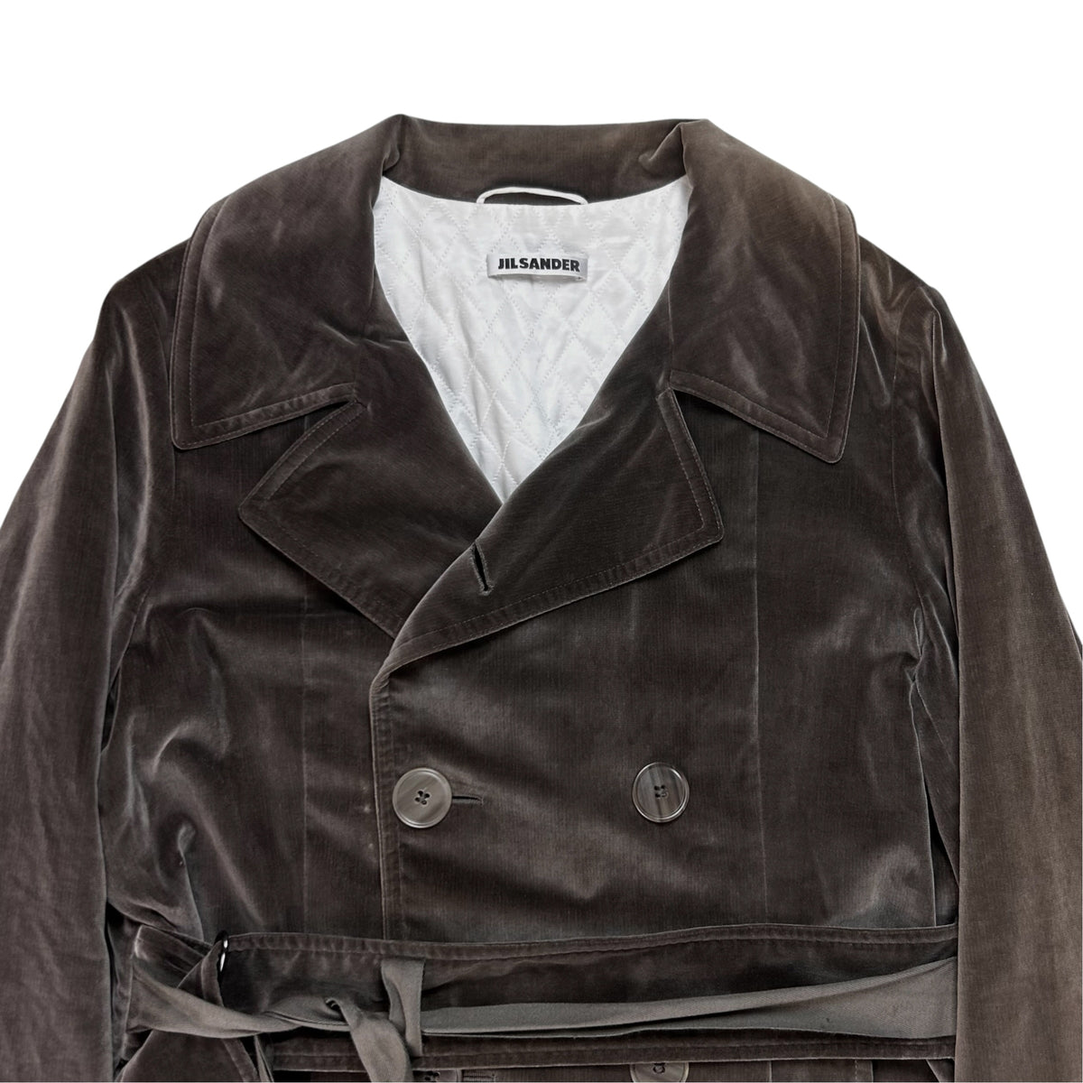 Jil Sander Dual Belted Velour Blazer - SS02