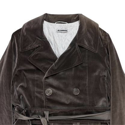 Jil Sander Dual Belted Velour Blazer - SS02