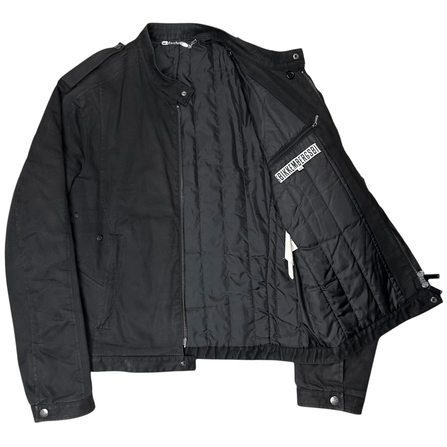 Dirk Bikkembergs Shoulder Strap Moto Jacket