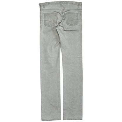 Dior Homme Silver Overdye Slim Jeans - SS06