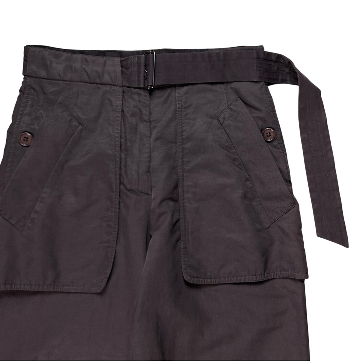 Dries Van Noten Belted Front Flap Trousers - AW19