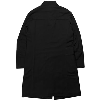 Dirk Bikkembergs Stealth Snap Pocket Wool Coat