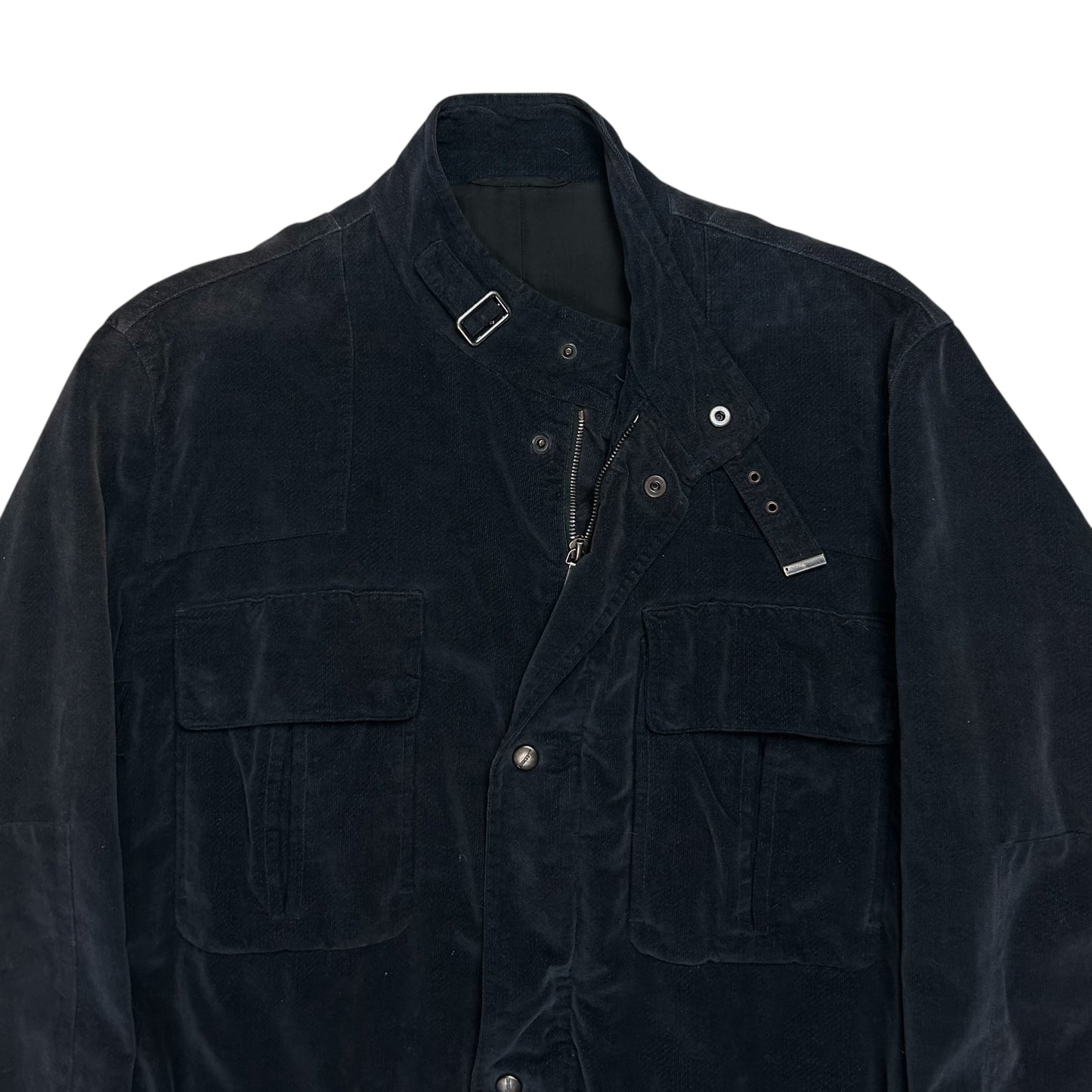 Jil Sander Belted Velvet Field Jacket - AW10