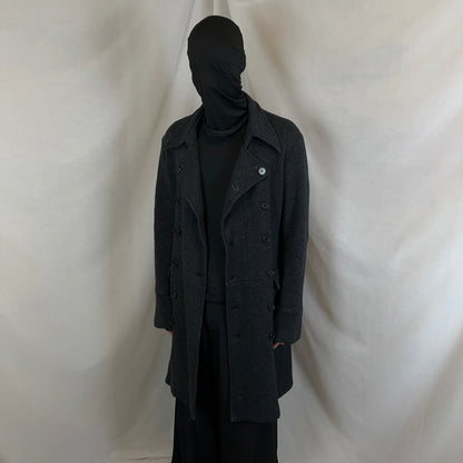 Dirk Bikkembergs Victorian Multi Button Wool Coat - AW10