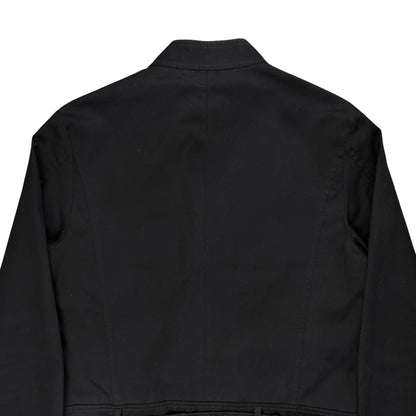 Dirk Bikkembergs Leather Belted Military Jacket