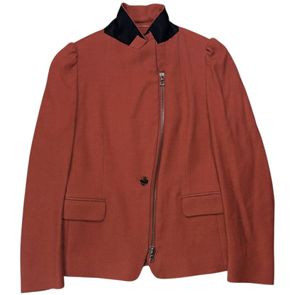 Dries Van Noten Zip Brushed Wool Blazer - AW11