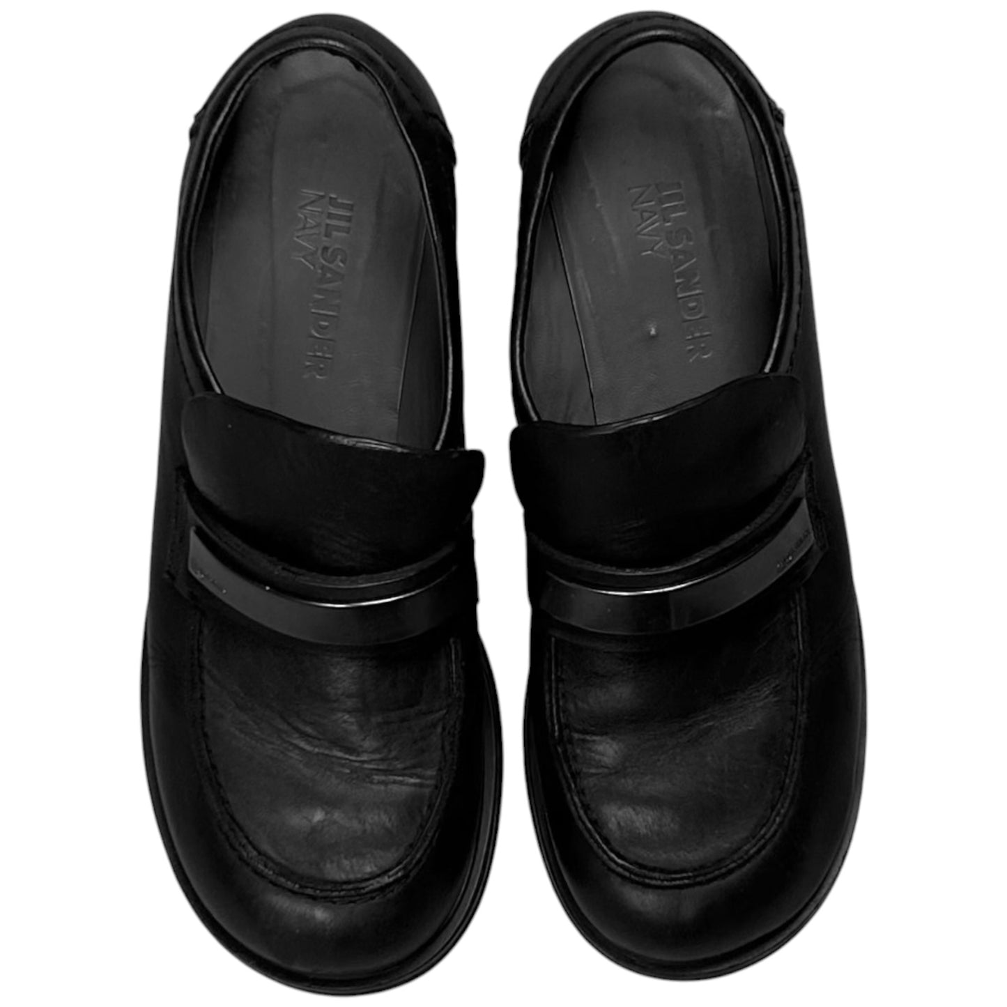 Jil Sander Bulky Metal Bar Loafers