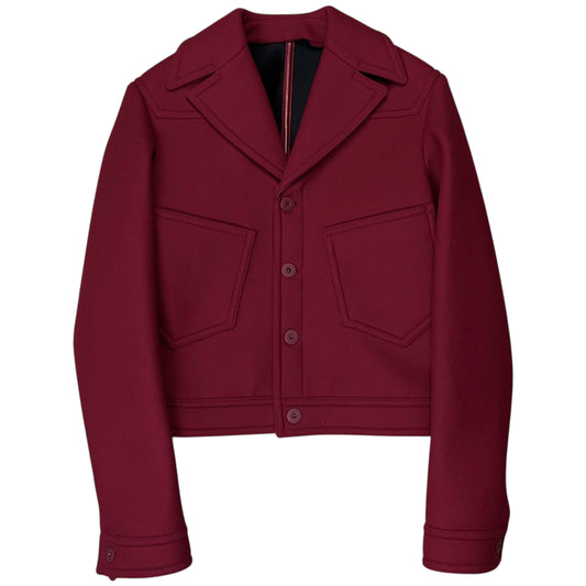 Balenciaga Cropped Work Sample Wool Jacket - AW13