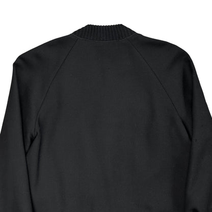 Jil Sander Cropped Raglan Wool Bomber Jacket