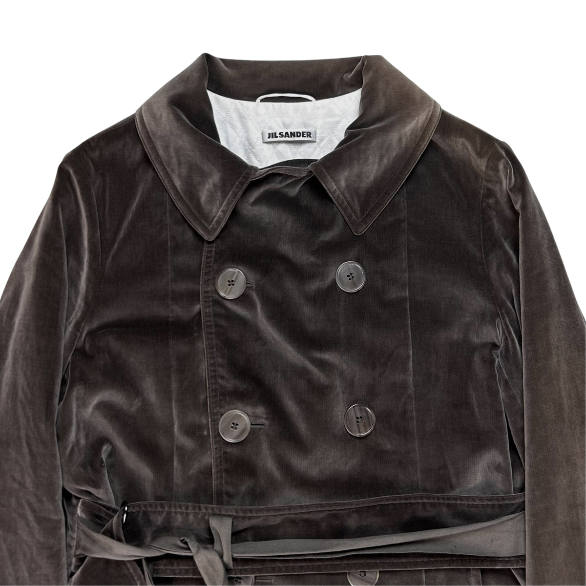 Jil Sander Dual Belted Velour Blazer - SS02
