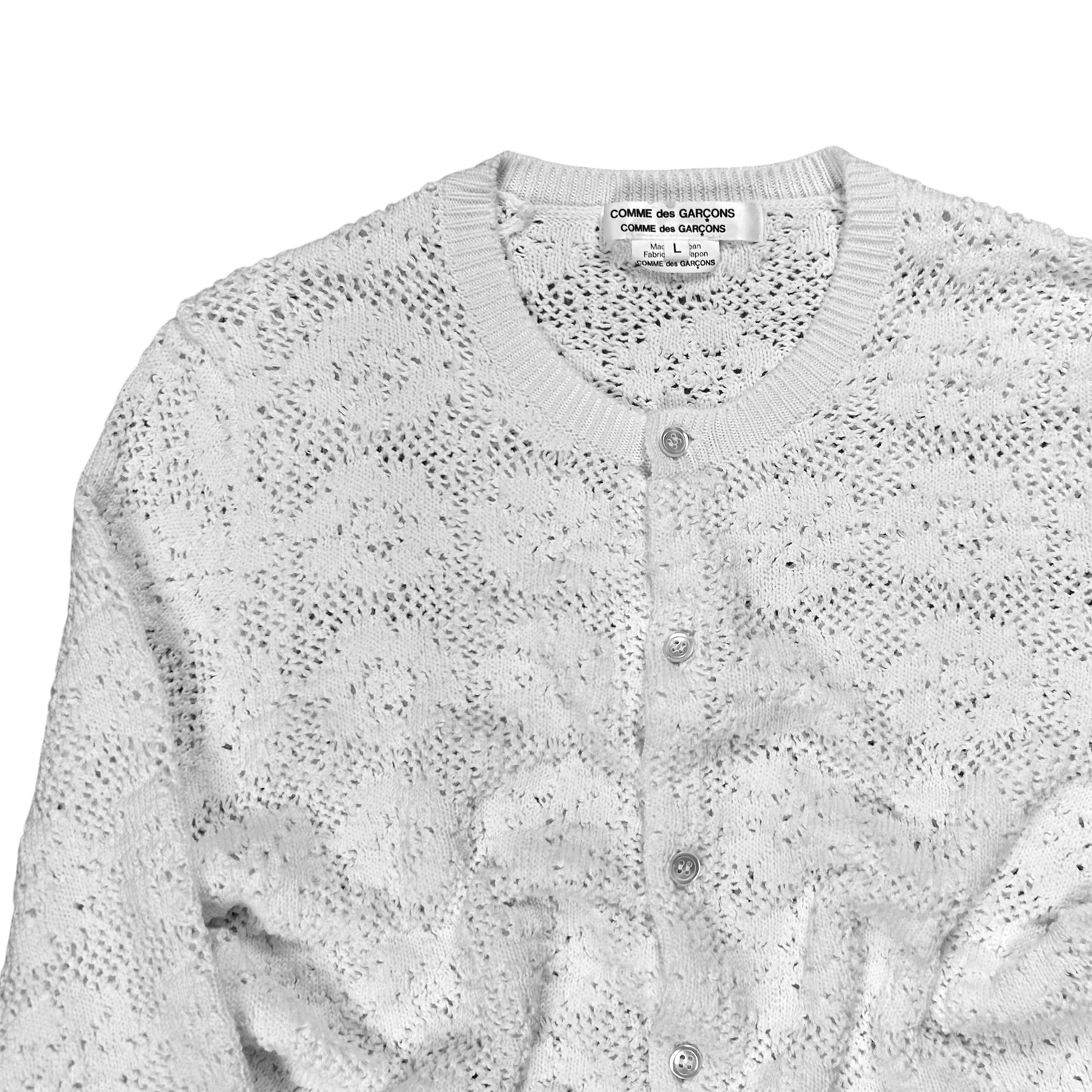 Comme des Garcons Lace Knit Cardigan - SS18