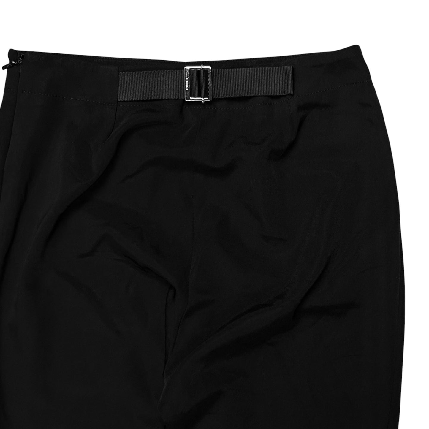 Gucci by Frida Giannini Belted Acetate Pants - AW09