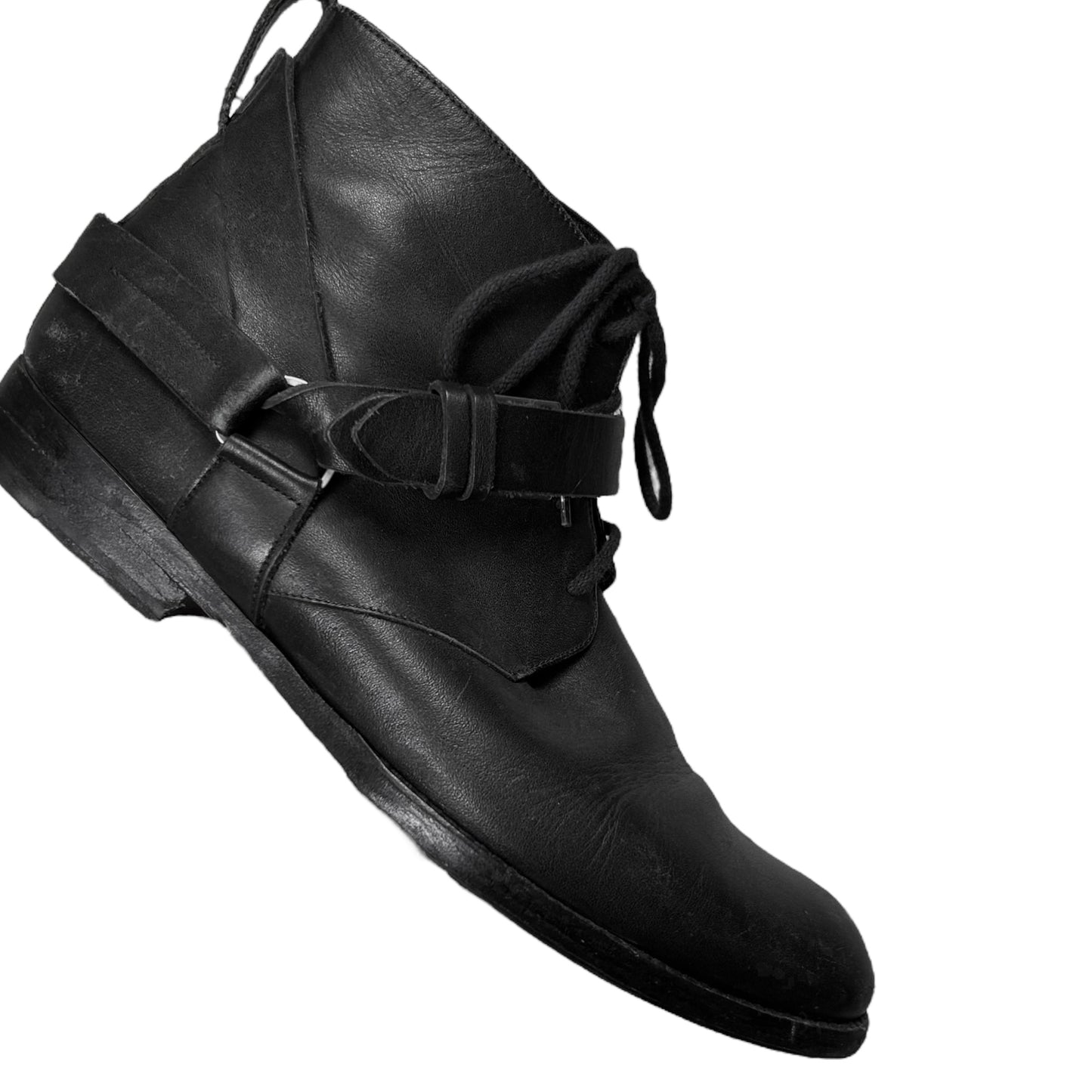 Dior Homme Harness Dual Strap Mid Top Boots - AW11