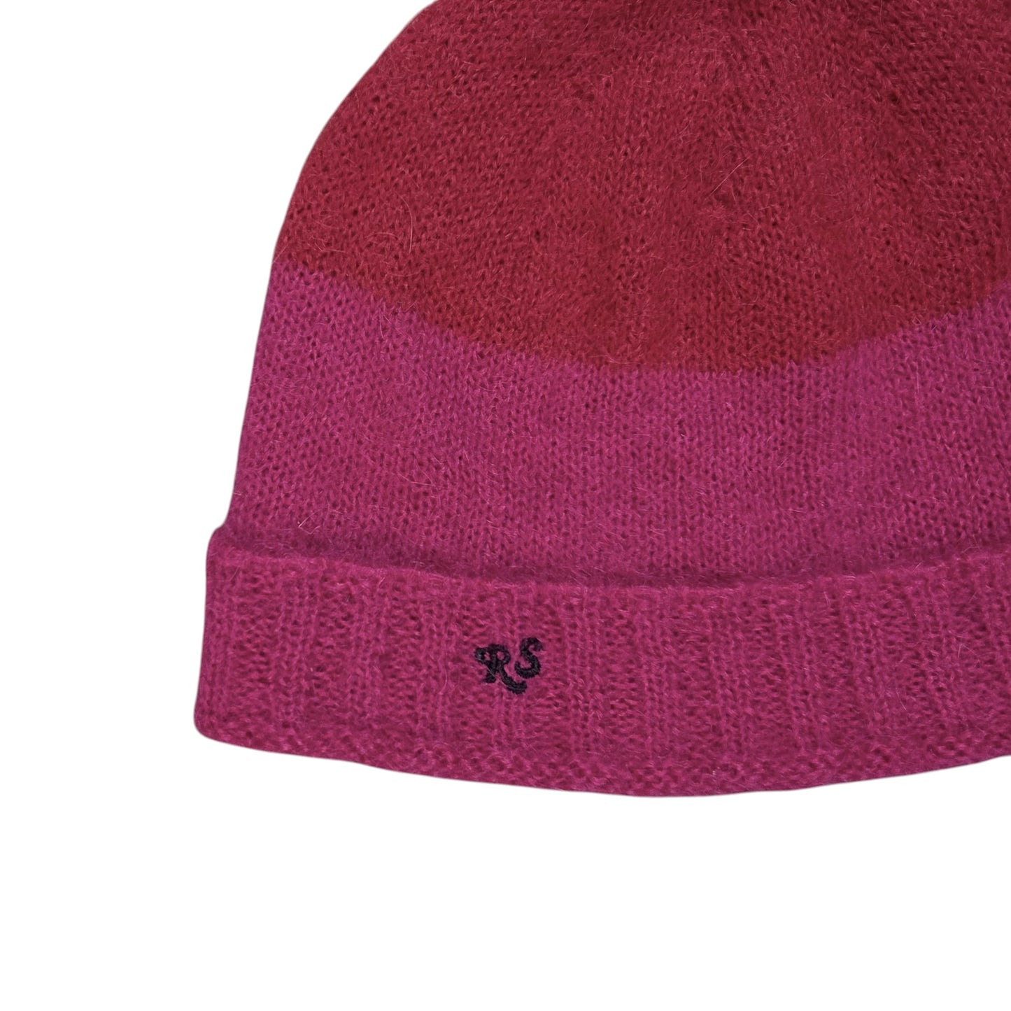 Raf Simons Two Tone Mohair Beanie - AW21