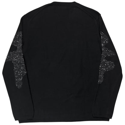 Comme des Garcons Shirt Intarsia Sleeve Sweater - AW19