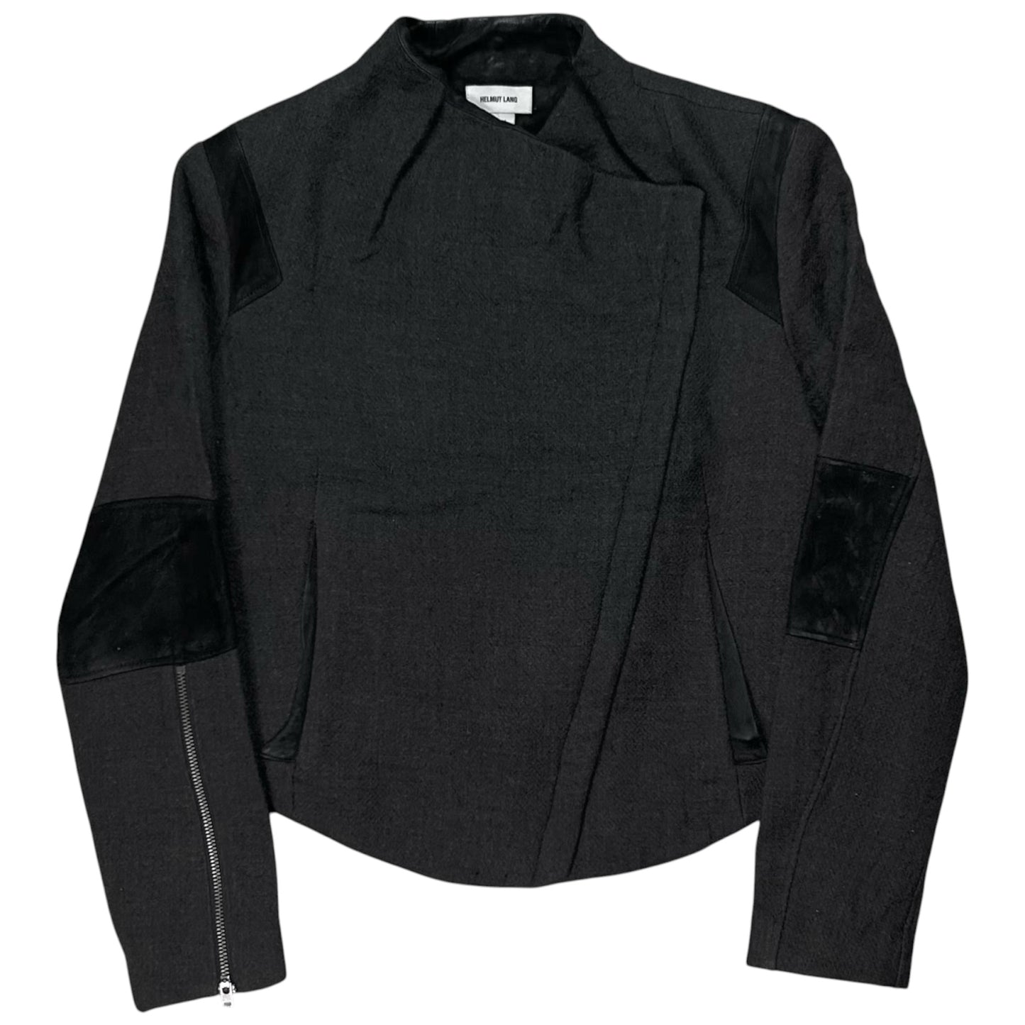 Helmut Lang Strata Moto Wool Jacket - AW11