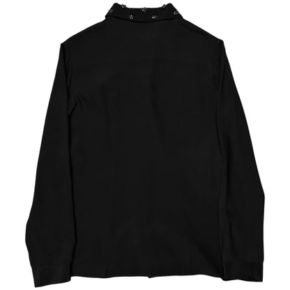 Prada Jewel Collar Silk Shirt - AW12