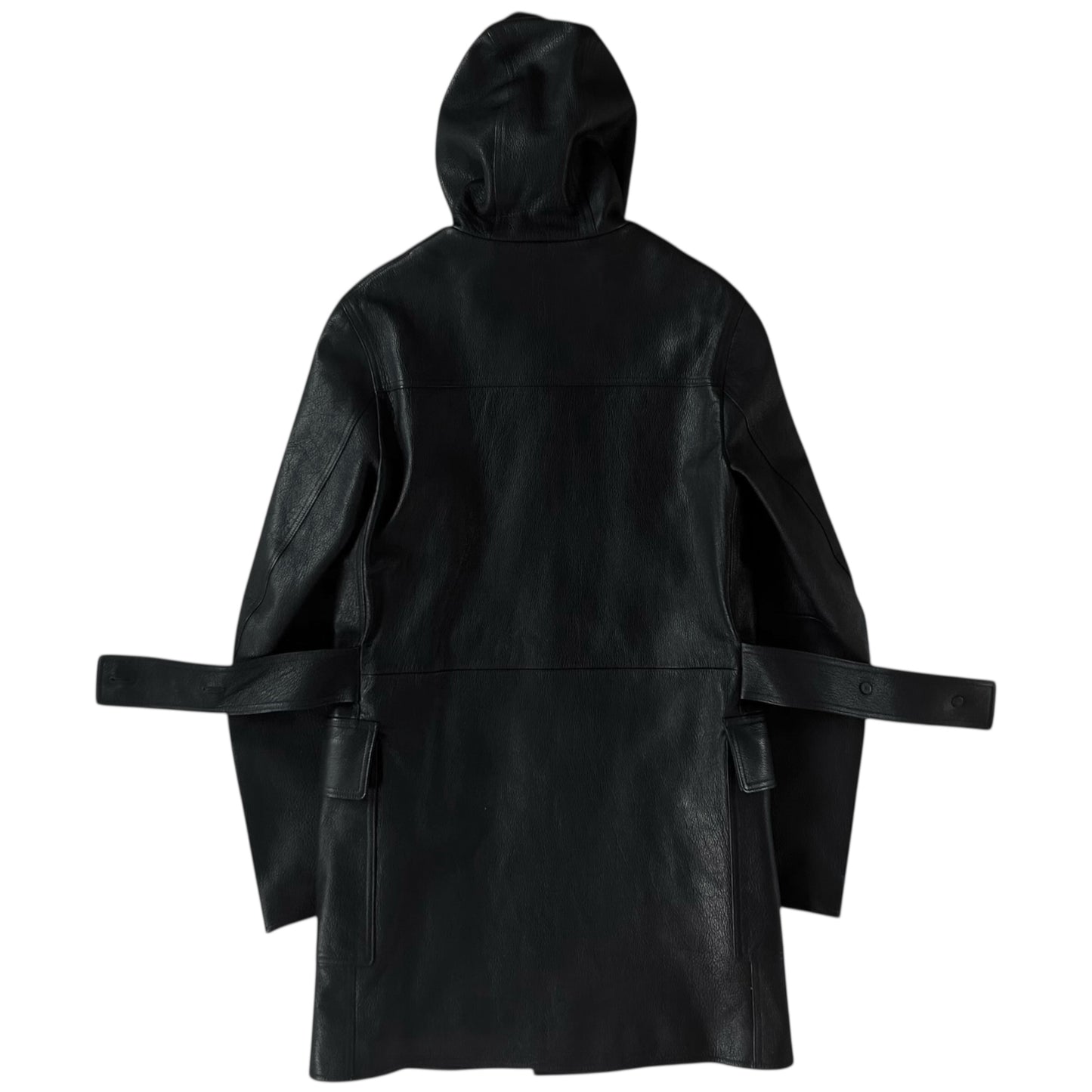 Jil Sander Multi Strap Leather Parka - AW14