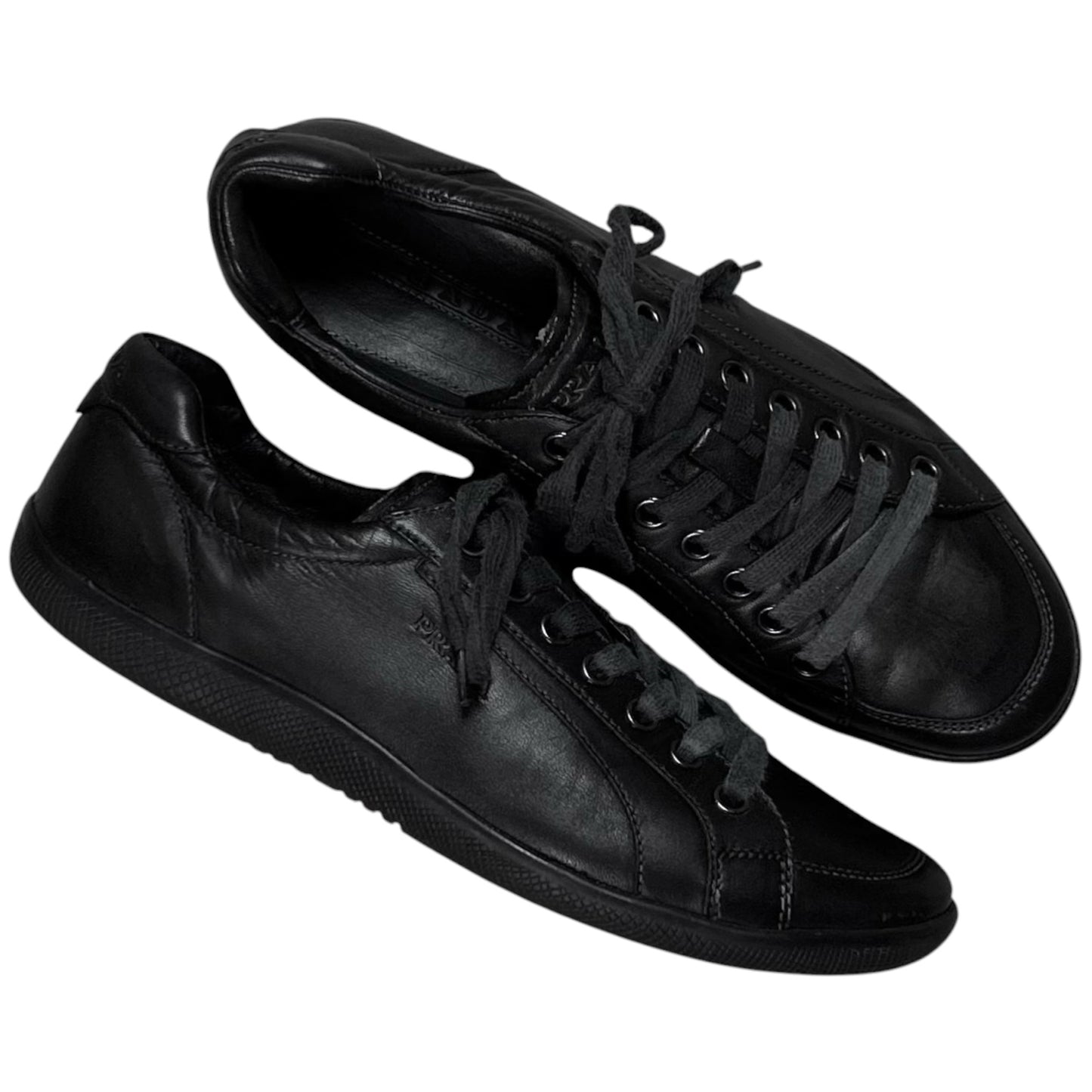 Prada Leather Court Sneakers - 2010s