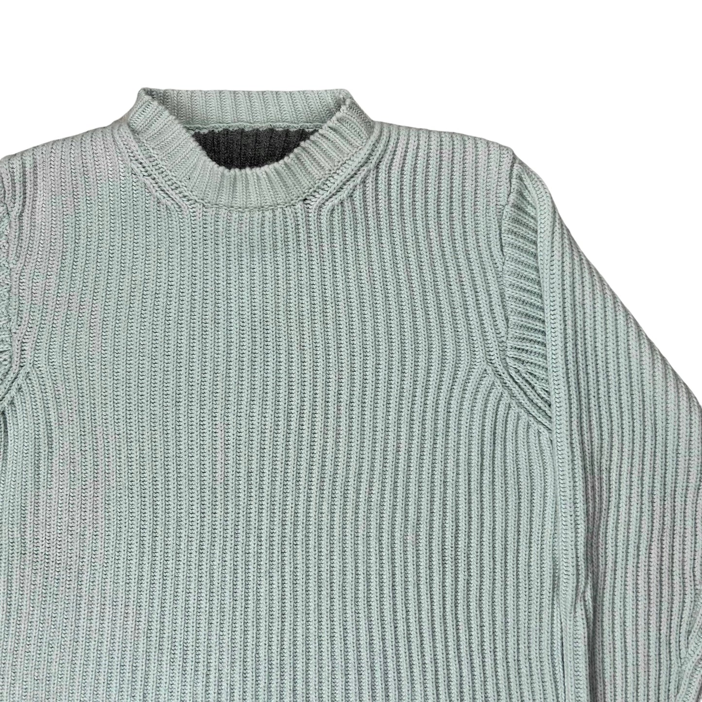 Jil Sander Double Layered Mockneck Silk Cashmere Sweater - SS12