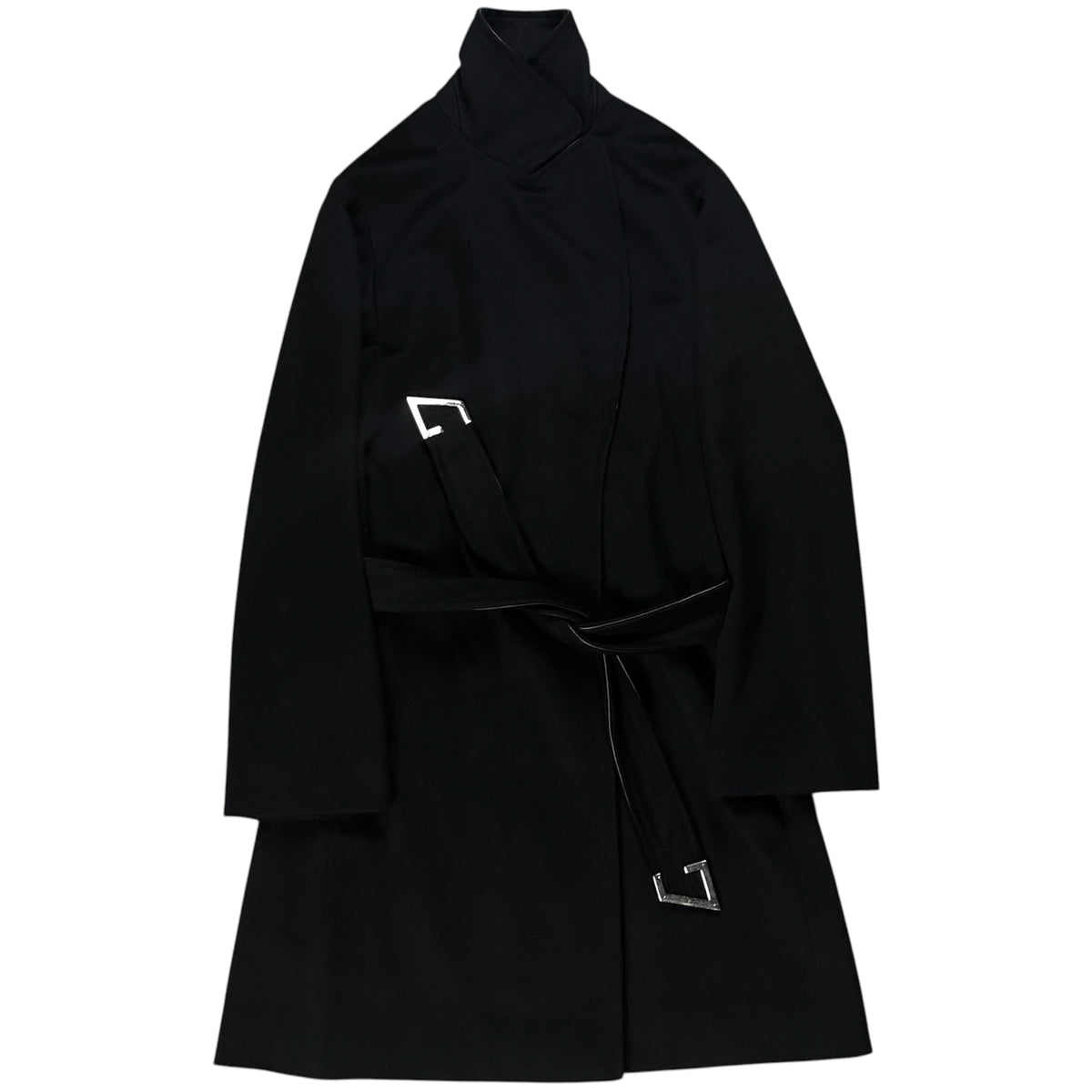 Gucci by Frida Giannini Leather Trimmed G-Belt Coat - AW10