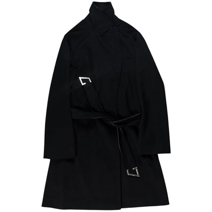 Gucci by Frida Giannini Leather Trimmed G-Belt Coat - AW10