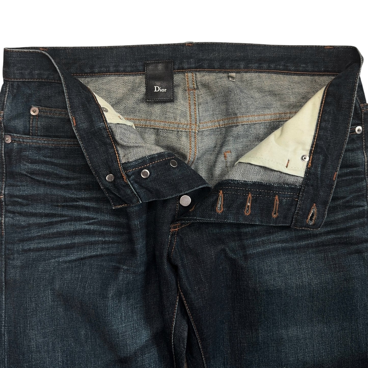 Dior Homme Pocket Embroidered Straight Jeans - AW14