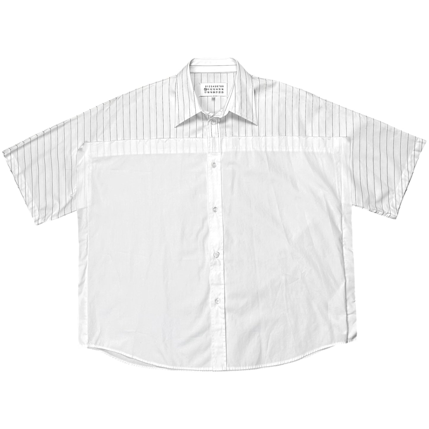 Maison Margiela Striped Patchwork Layer Shirt - SS20