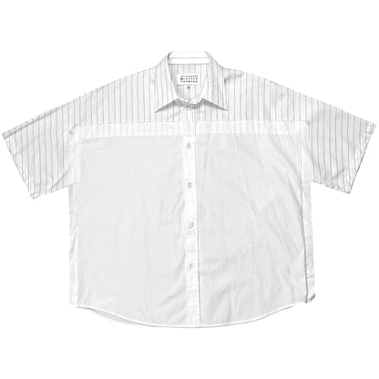Maison Margiela Striped Patchwork Layer Shirt - SS20