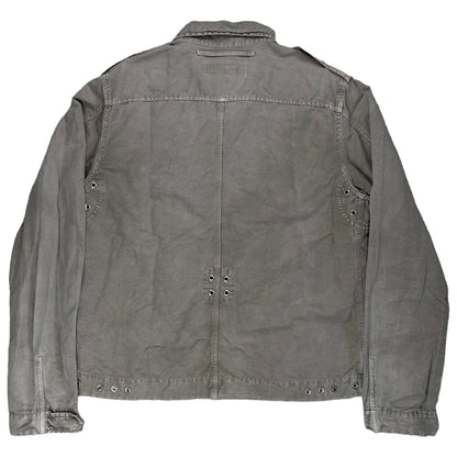 Prada Washed Eylet Work Jacket