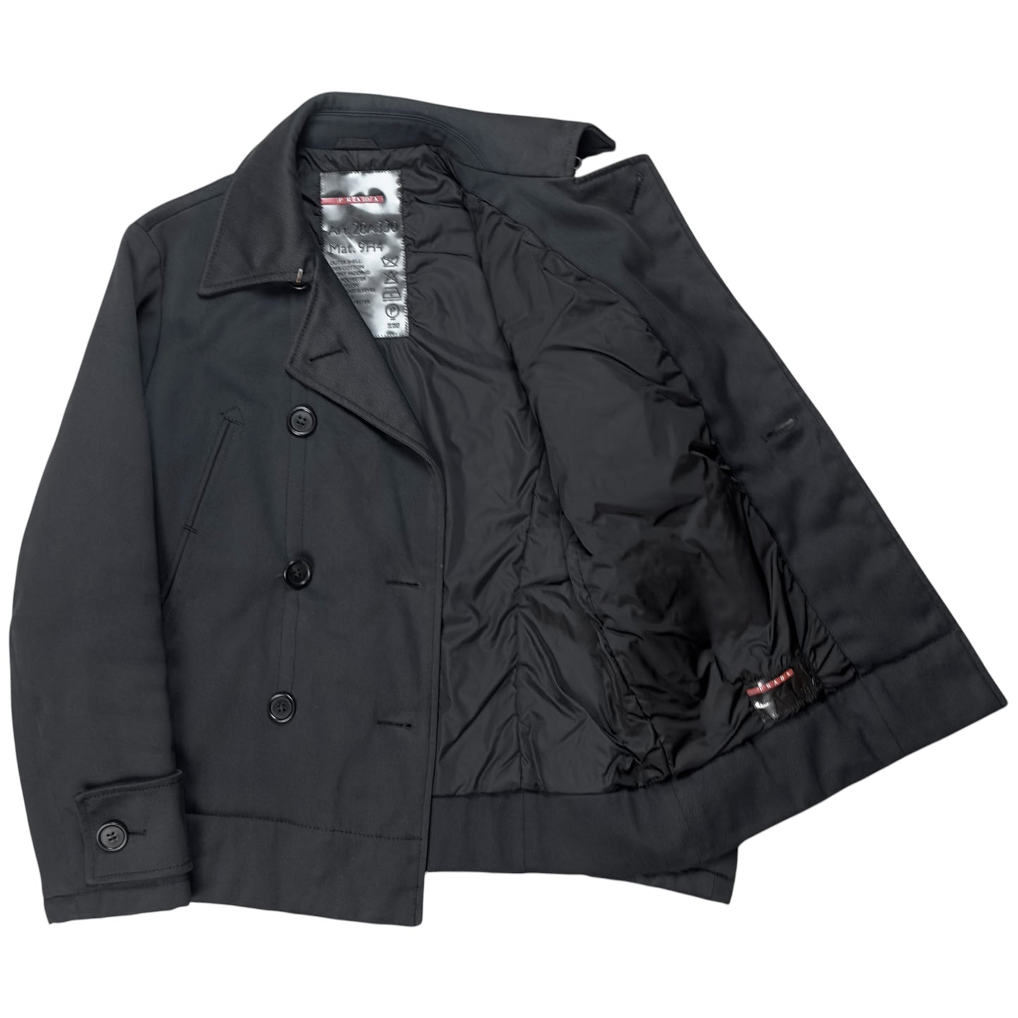 Prada Sleeve Strap Caban Jacket - 2000s
