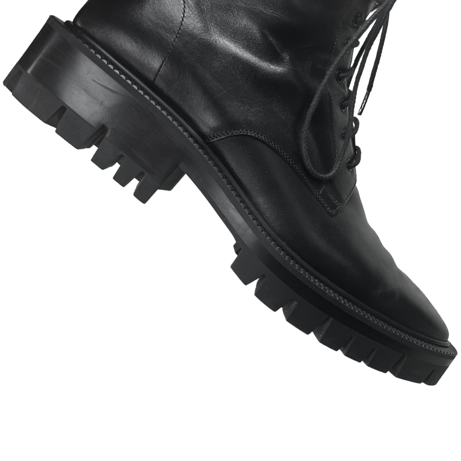 Balenciaga Black Cut 80 Boots Black Leather