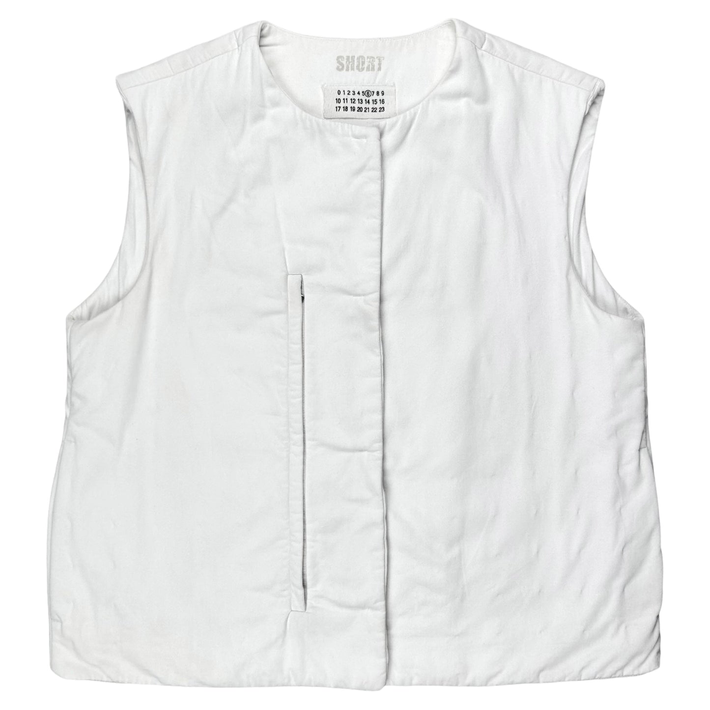 Maison Martin Margiela Cropped Detachable Scarf Vest