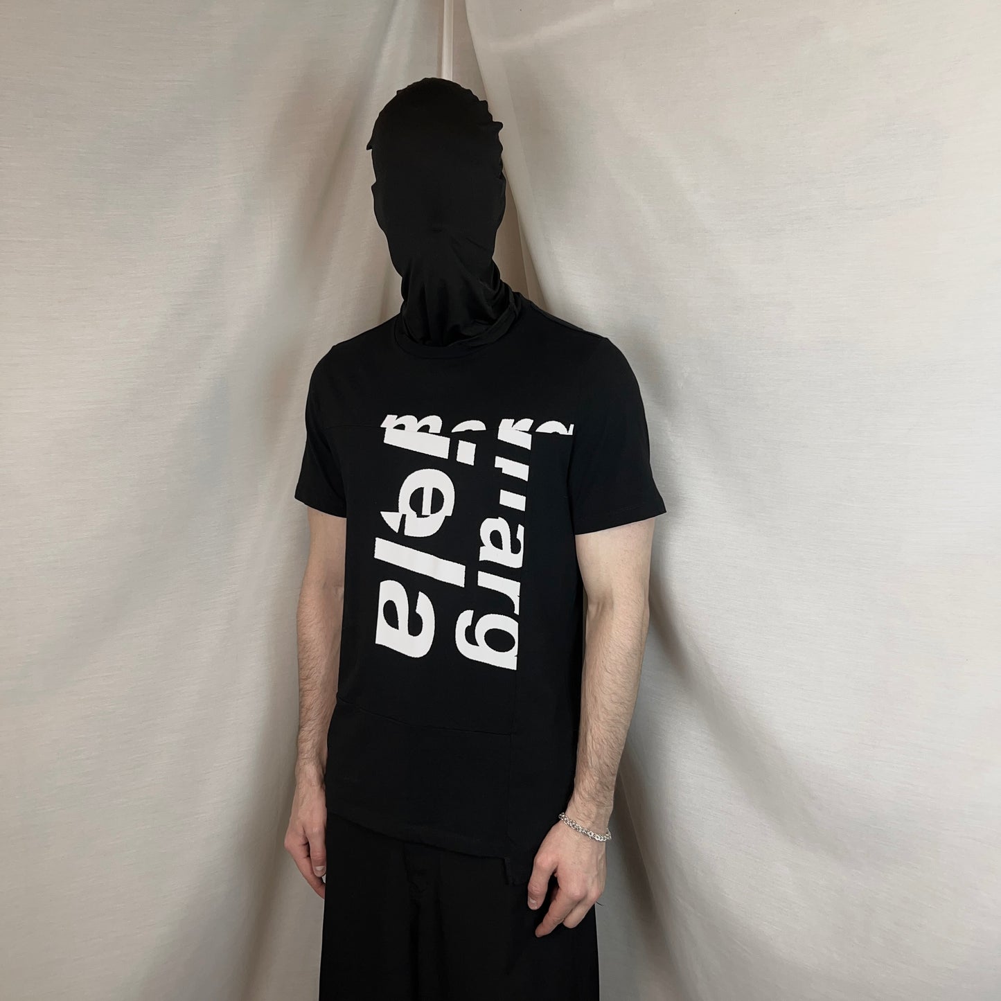 Maison Margiela Deconstructed Patchwork Logo T-Shirt - SS17